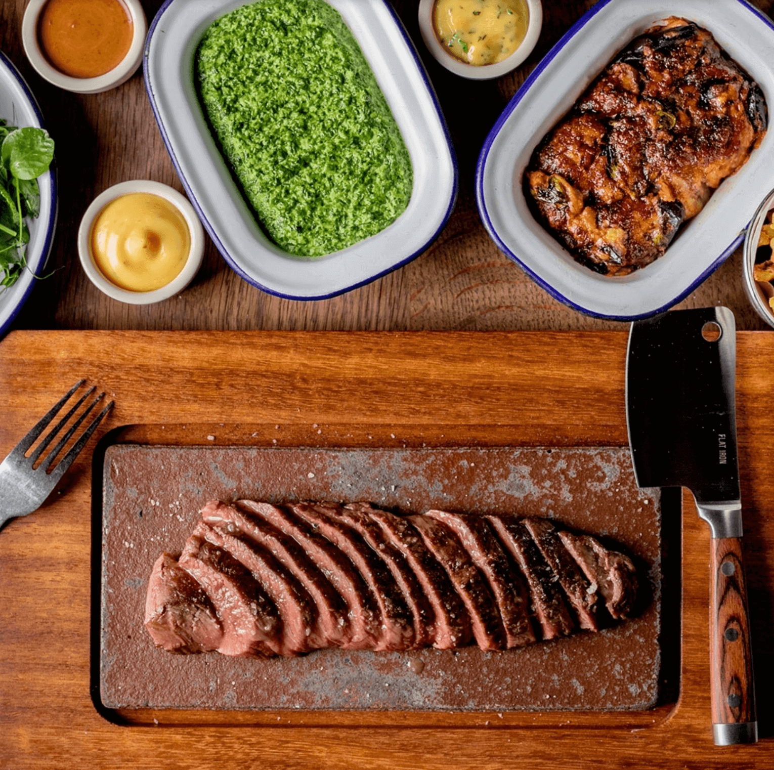 FLAT IRON, Waterloo Free Wagyu Steak on 27th April