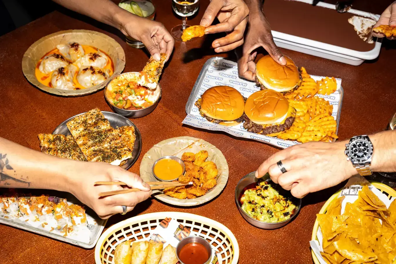 ARCADE, Tottenham Court Rd - Bottomless food for £25 every Sunday until 12th November